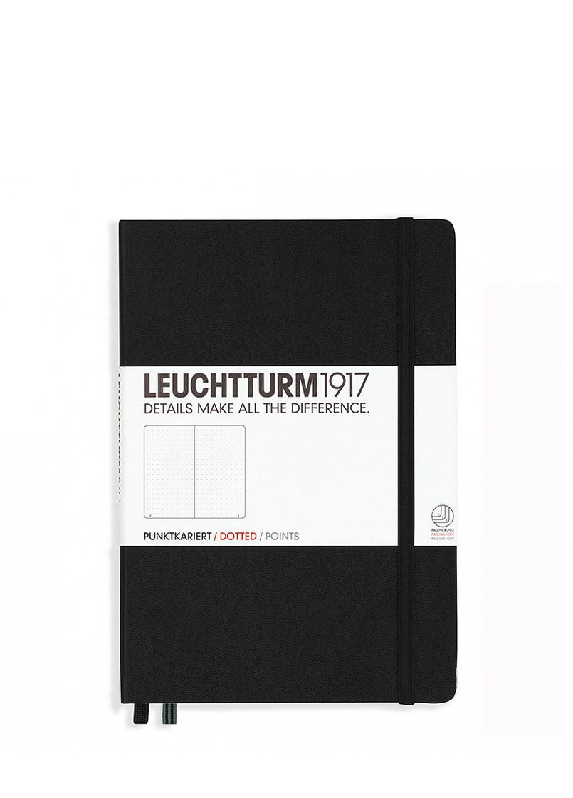 Блокнот Середній, чорний, крапка Leuchtturm1917 (270949201)