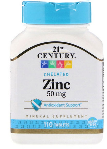 Zinc 50 mg 110 Tabs 21st Century (256724466)