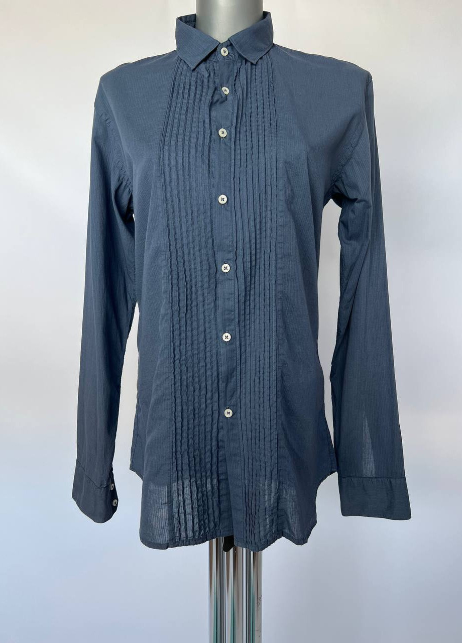 Темно-синяя кэжуал рубашка Messagerie