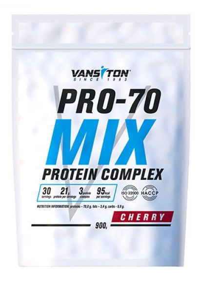 Протеин Про 70 900г (Вишня) Vansiton (275533849)