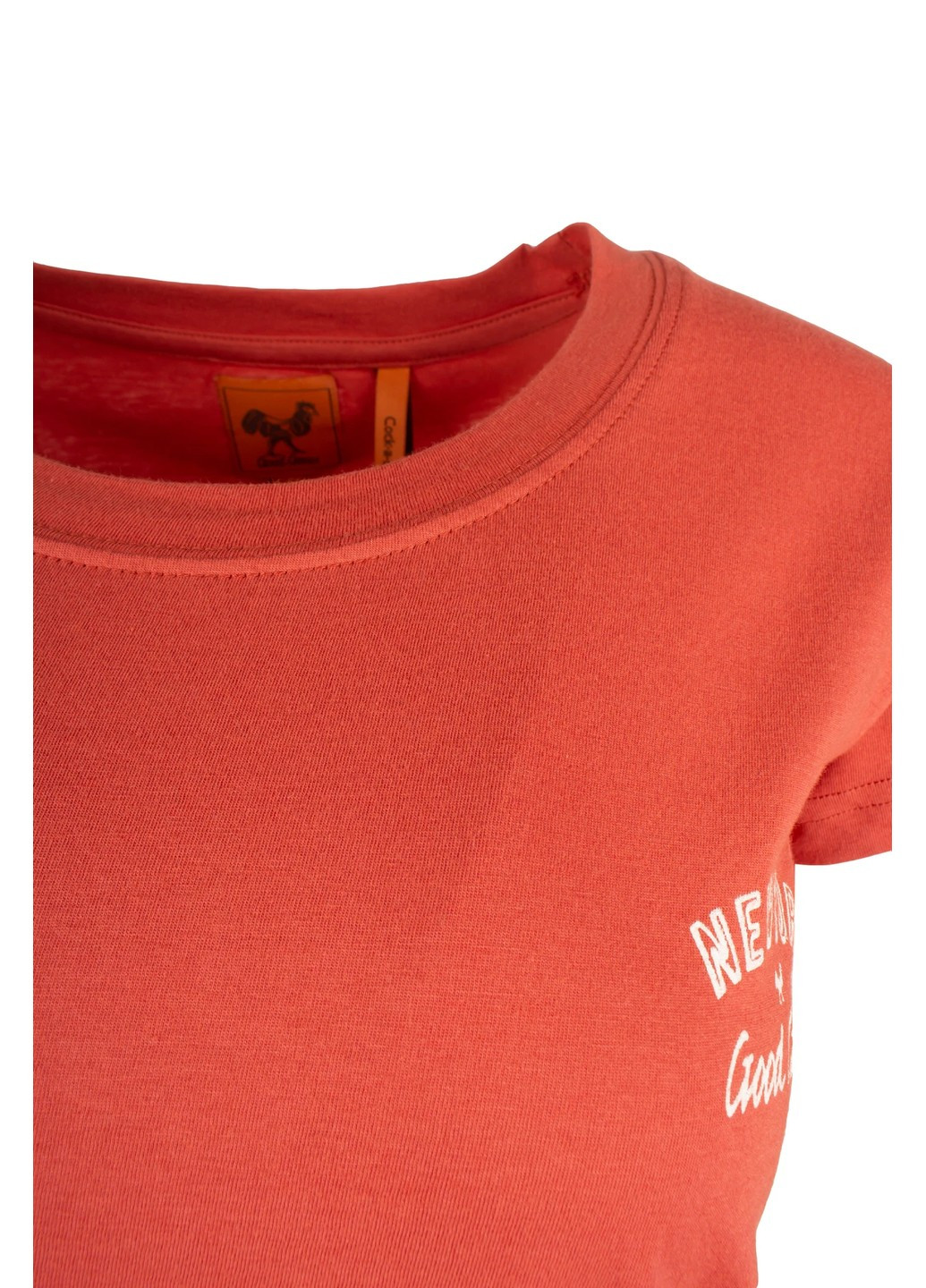 Оранжевая летняя футболка женская Good Genes
