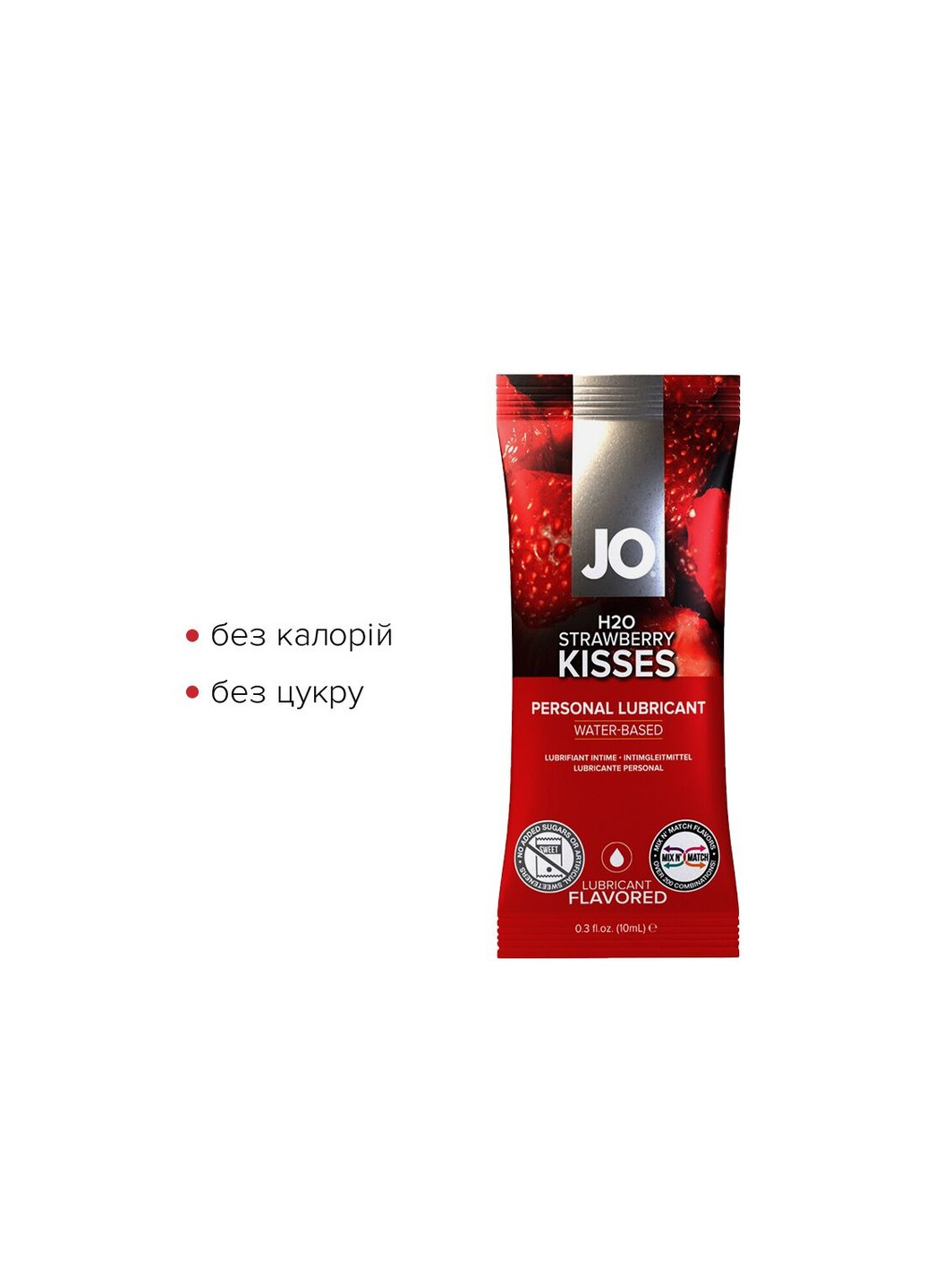 Набір лубрикантів Foil Display Box – JO H2O Lubricant – Strawberry – 12 × 10ml – підходять для ораль System JO (277235730)