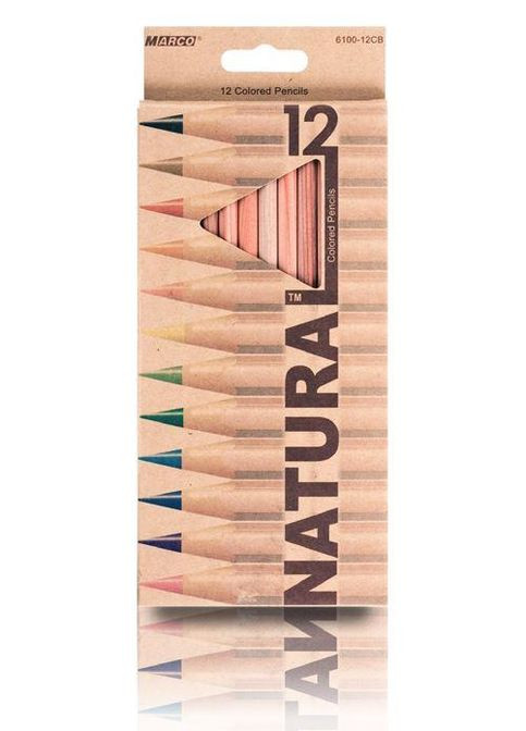 Набір олівців 12 кол. Natural-Cedarlite Marco (264074198)