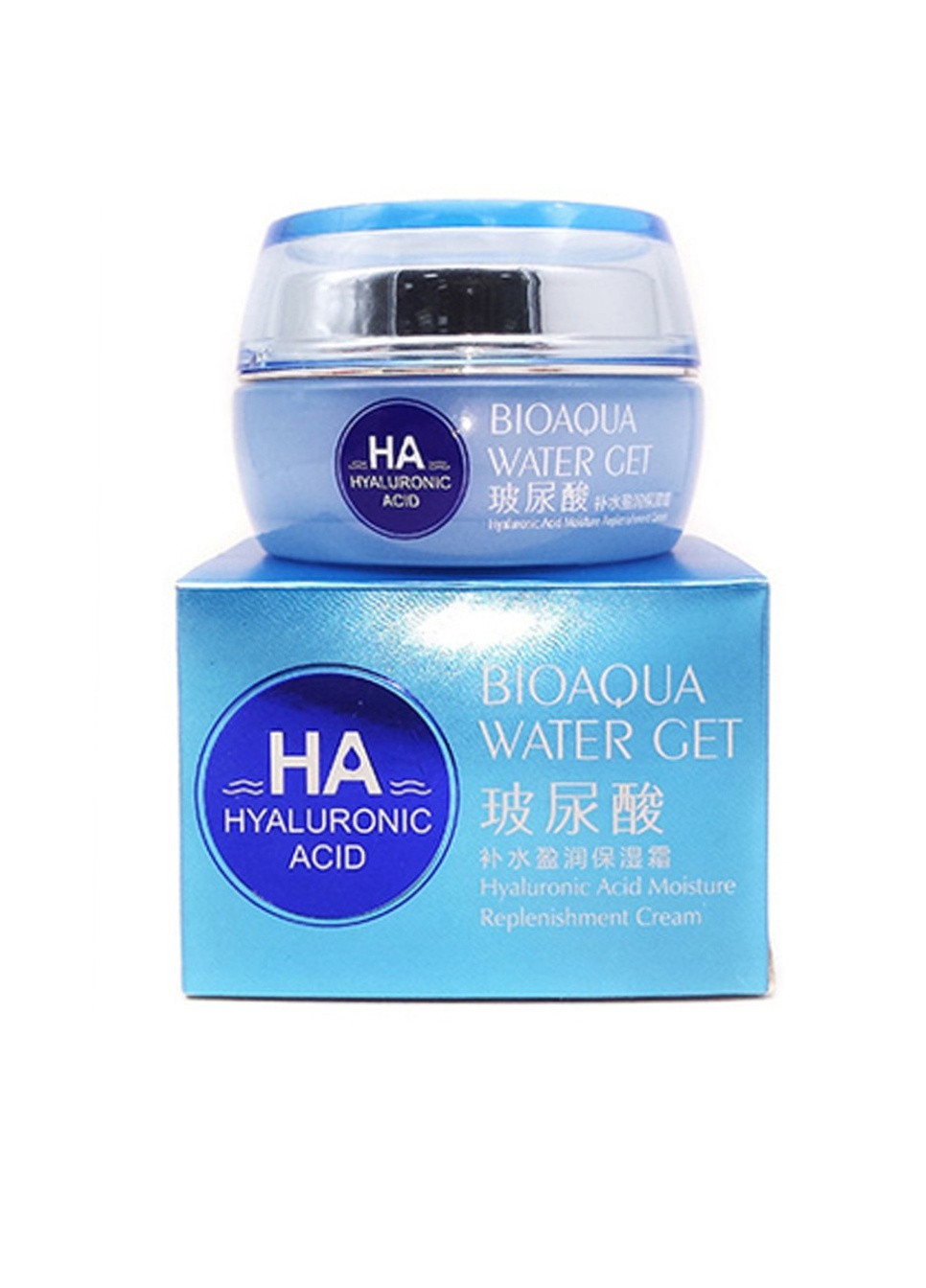 Зволожуючий крем для обличчя Water Get Hyaluronic Acid Cream, 50 г Bioaqua (258966030)
