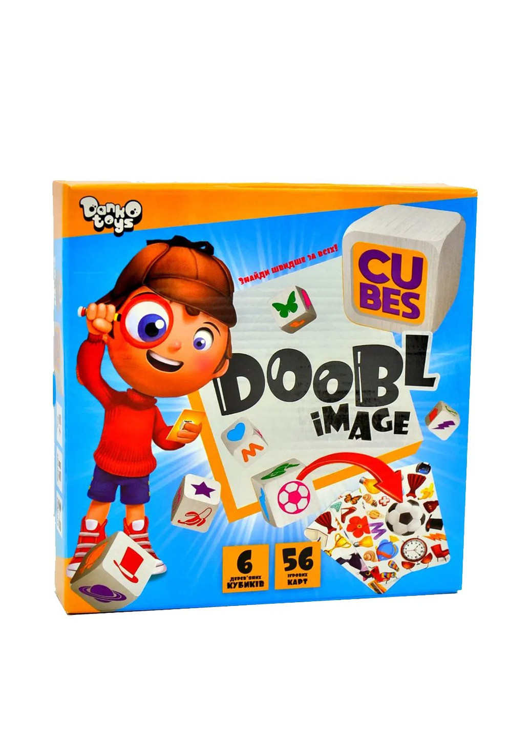 Настольная развлекательная игра "Doobl Image Cubes" цвет разноцветный ЦБ-00183217 Danko Toys (259464923)