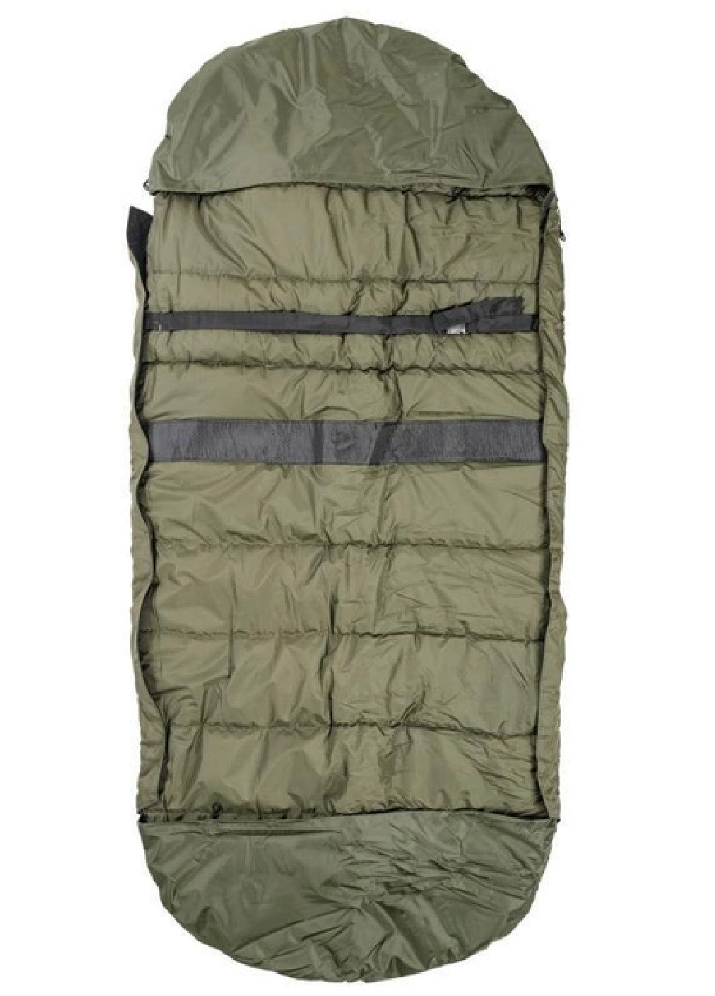 Спальный мешок спальник кокон одеяло плед туристический походный водоотталкивающий 220х95 см (475438-Prob) Зеленый Unbranded (267493608)