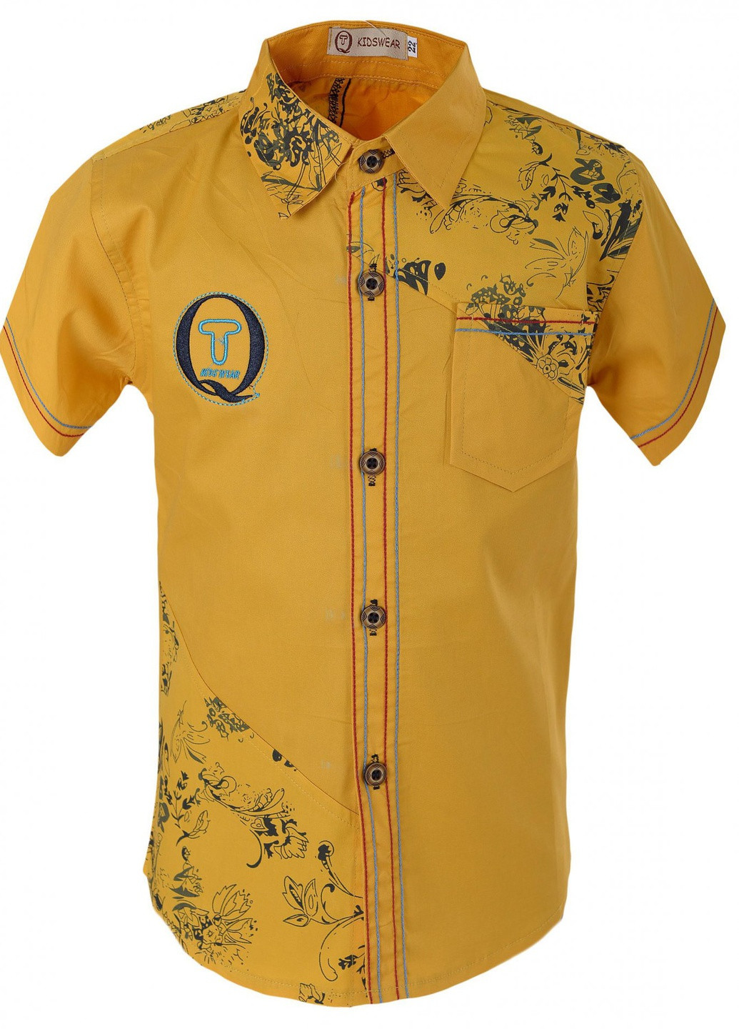 Желтая футболки сорочки сорочка для хлопчика (117)11564-709 Lemanta