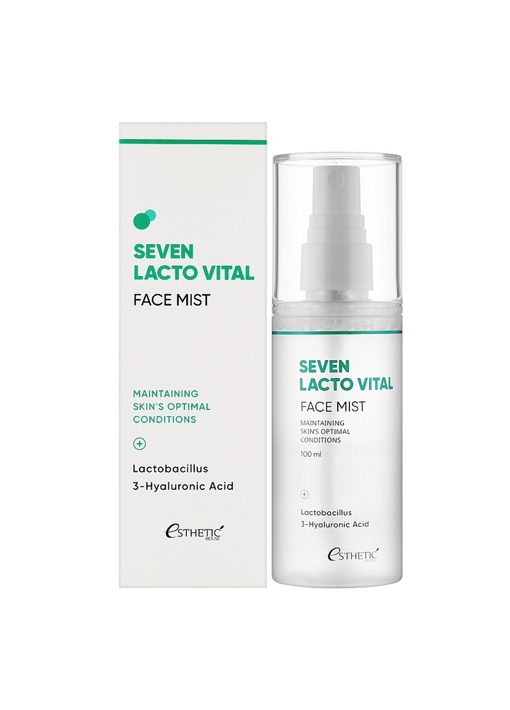 Мист для лица с лактобактериями Seven Lacto Vital Face Mist 100 мл Esthetic House (276844062)