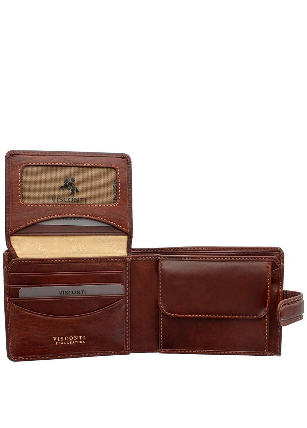 Чоловіче портмоне Tuscany TSC-48 BLK із захистом RFID Visconti (261856031)