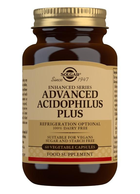 Пробиотик Advanced Acidophilus Plus 60 veg caps Solgar (267493718)