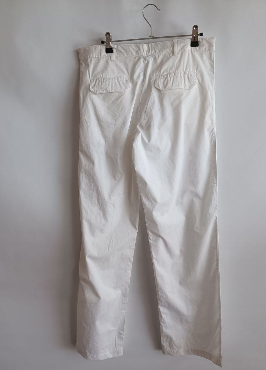 Белые кэжуал летние брюки клеш Mandarino