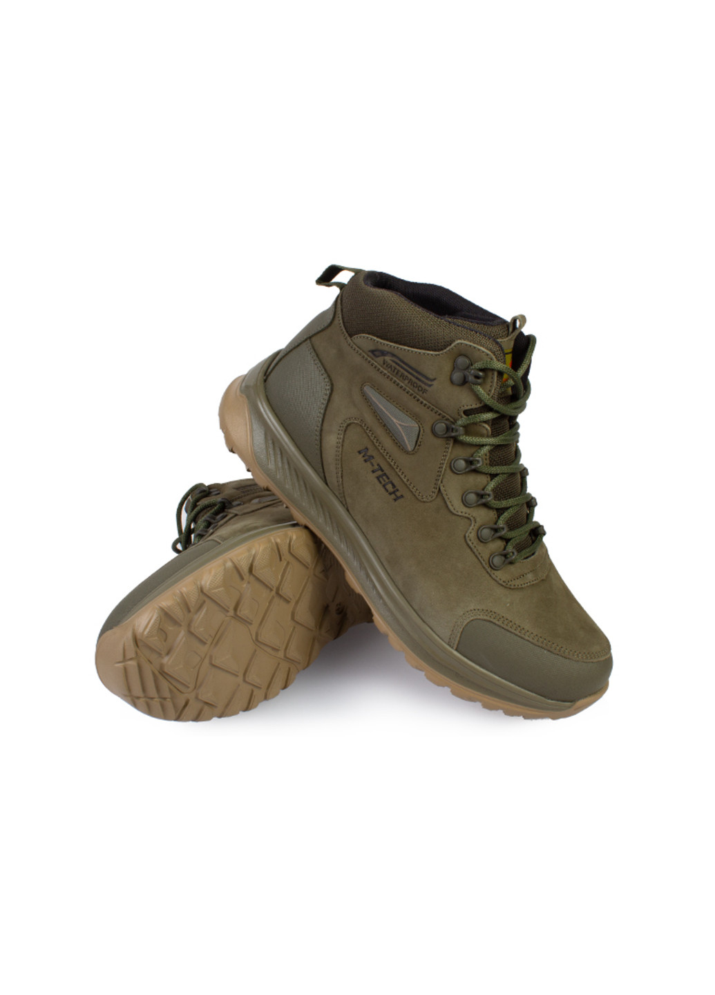 Зеленые зимние ботинки мужские бренда 9501063_(1) ModaMilano