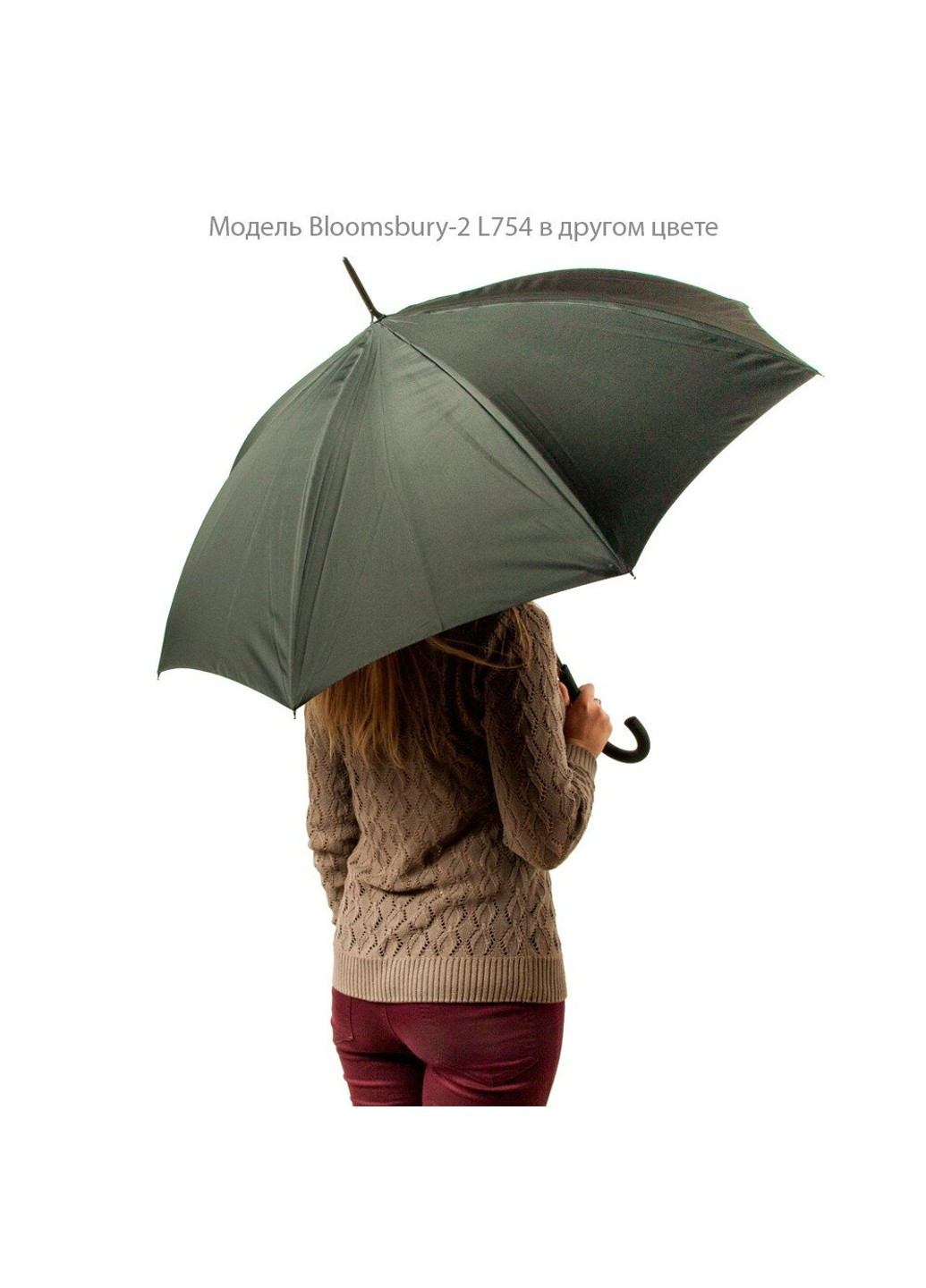 Жіноча парасолька-тростина напівавтомат Bloomsbury-2 L754 Lynx (Рись) Fulton (262087074)