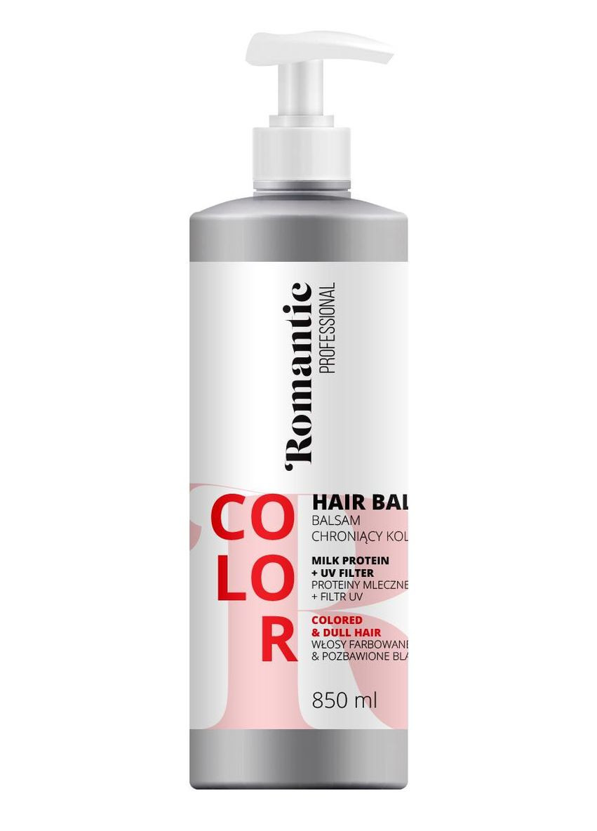 Бальзам для окрашеных волос с молочными протеинами Professional Color 850 мл Romantic (264921058)