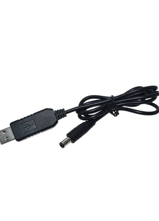 Кабель питания преобразователь повышающий с USB-DC 5V на 9V 5.5x2.1мм (от повербанка) No Brand (276714528)