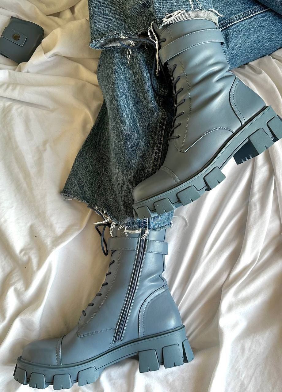 Чоботи Vakko boyfriend boots blue (277755217)