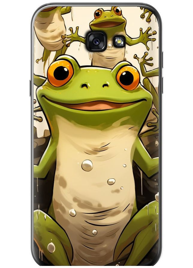 2D пластиковий чохол 'Весела жаба' для Samsung Galaxy A7 (2017) Endorphone Samsung Galaxy A7 (2017) (266909314)
