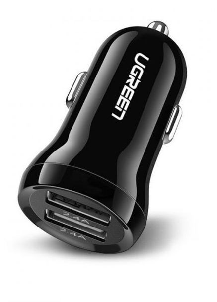 Автомобільний зарядний пристрій ED018 Dual USB Car Charger 50875 Ugreen (260357110)