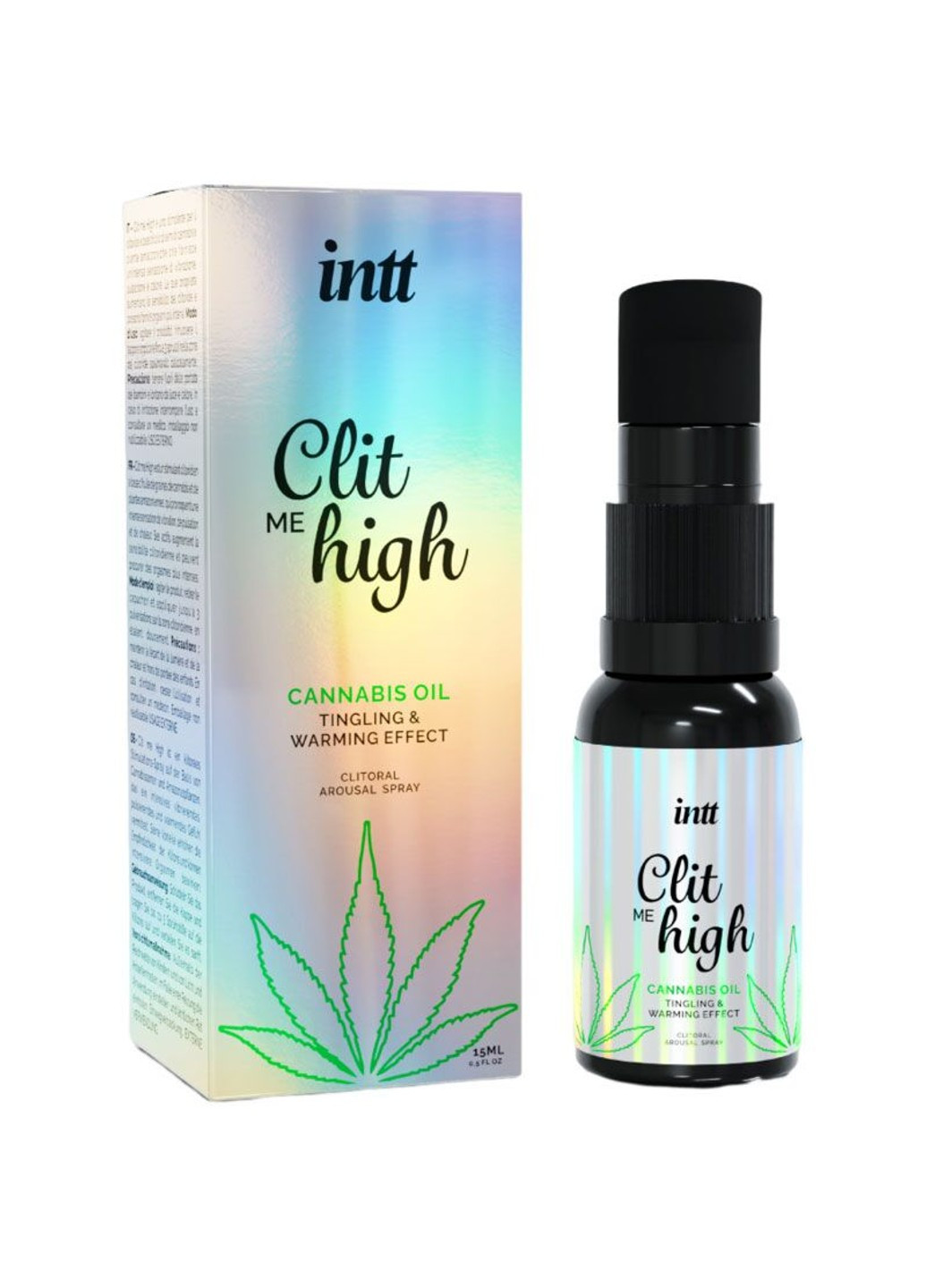 Возбуждающий гель для клитора Clit Me On High Cannabis Oil 15 мл, сильная стимуляция Intt (277236955)