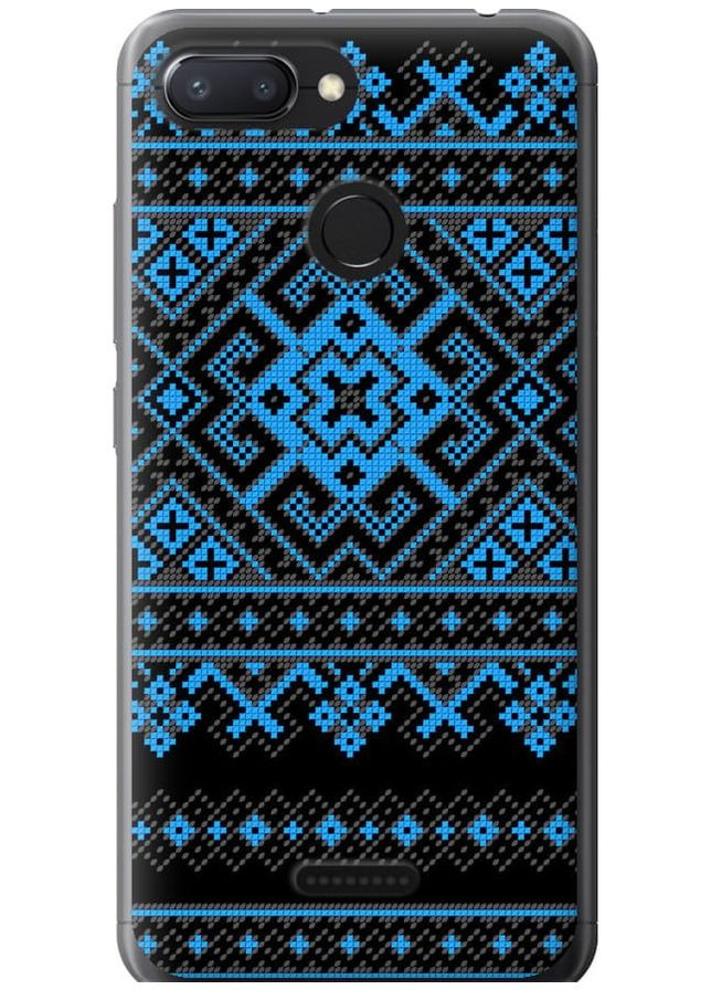 Силиконовый чехол 'Вышиванка 44' для Endorphone Xiaomi Redmi 6 (269356716)