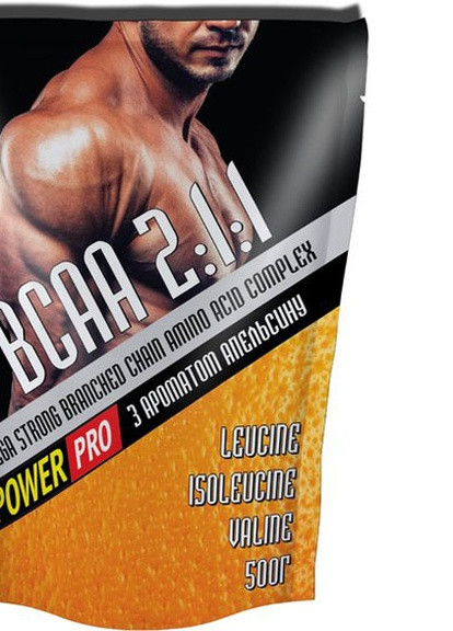 BCAA 2:1:1 500 g /100 servings/ Апельсин Power Pro (256719278)
