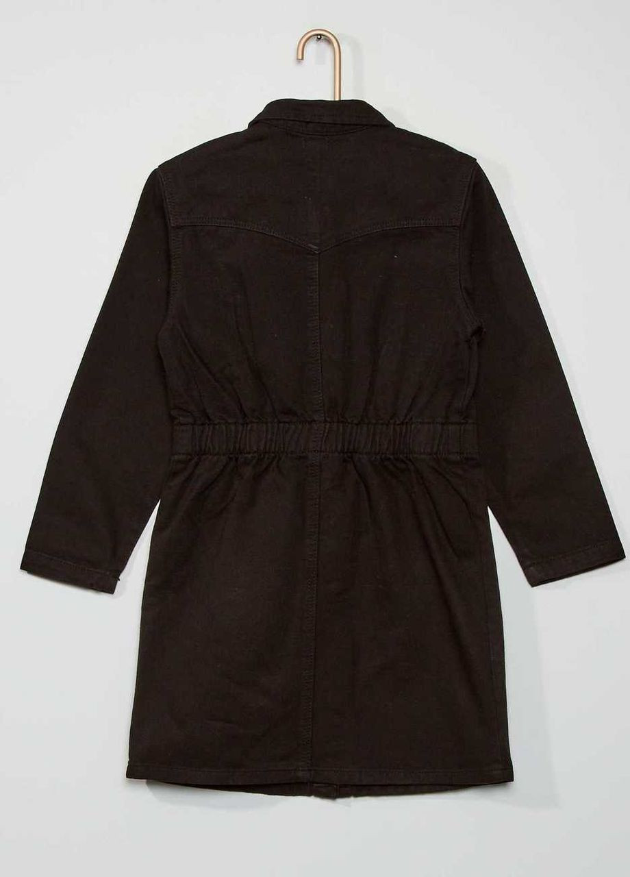 Чёрное платье демисезон,черный, Kiabi (268124494)