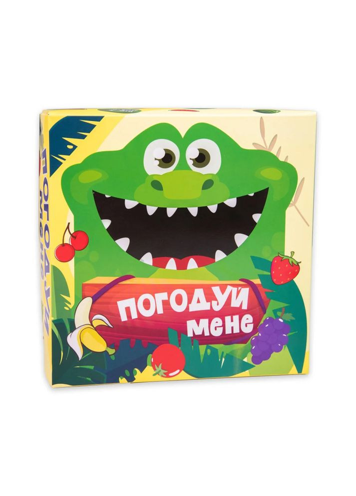 Настільна гра для дітей "Погодуй мене - Крокодил" колір різнокольоровий ЦБ-00224418 Strateg (262596503)