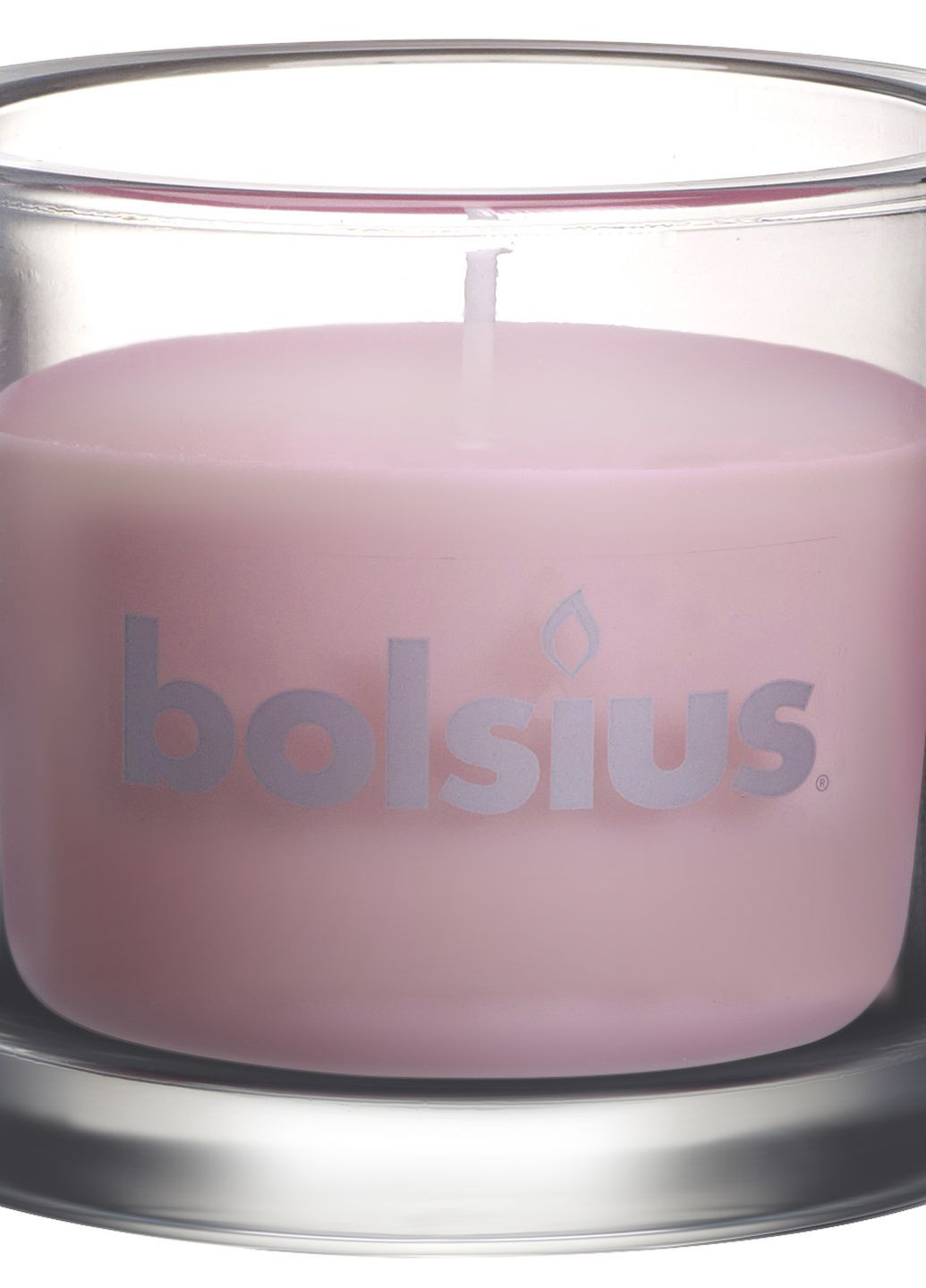 Свічка у склі Sparkling Harmony 8х9.2см пастель рожева (BOL-880304) Bolsius (263945490)