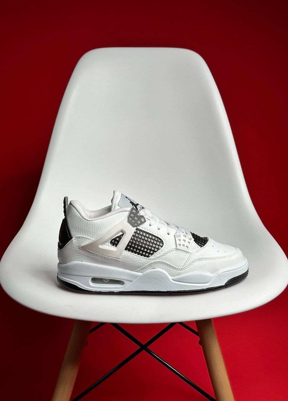 Білі Осінні кросівки чоловічі, вьетнам Nike Air Jordan 4 Retro White