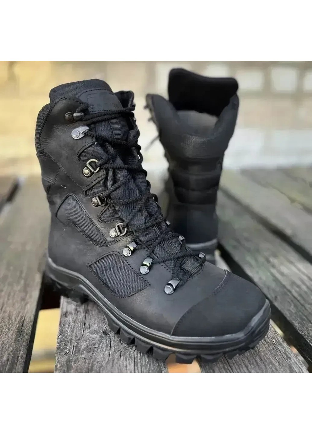 Черные осенние берцы тактические stalker кордура gore-tex черные 46 TALAN