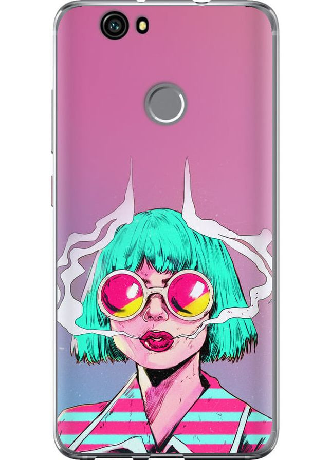 2D пластиковий чохол 'Поп арт дівчина' для Endorphone Huawei Nova (276192627)