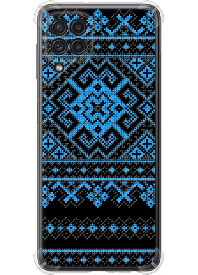 Силіконовий протиударний с посиленими кутами чохол 'Вишиванка 44' для Endorphone Samsung Galaxy A22 A225F (269355408)