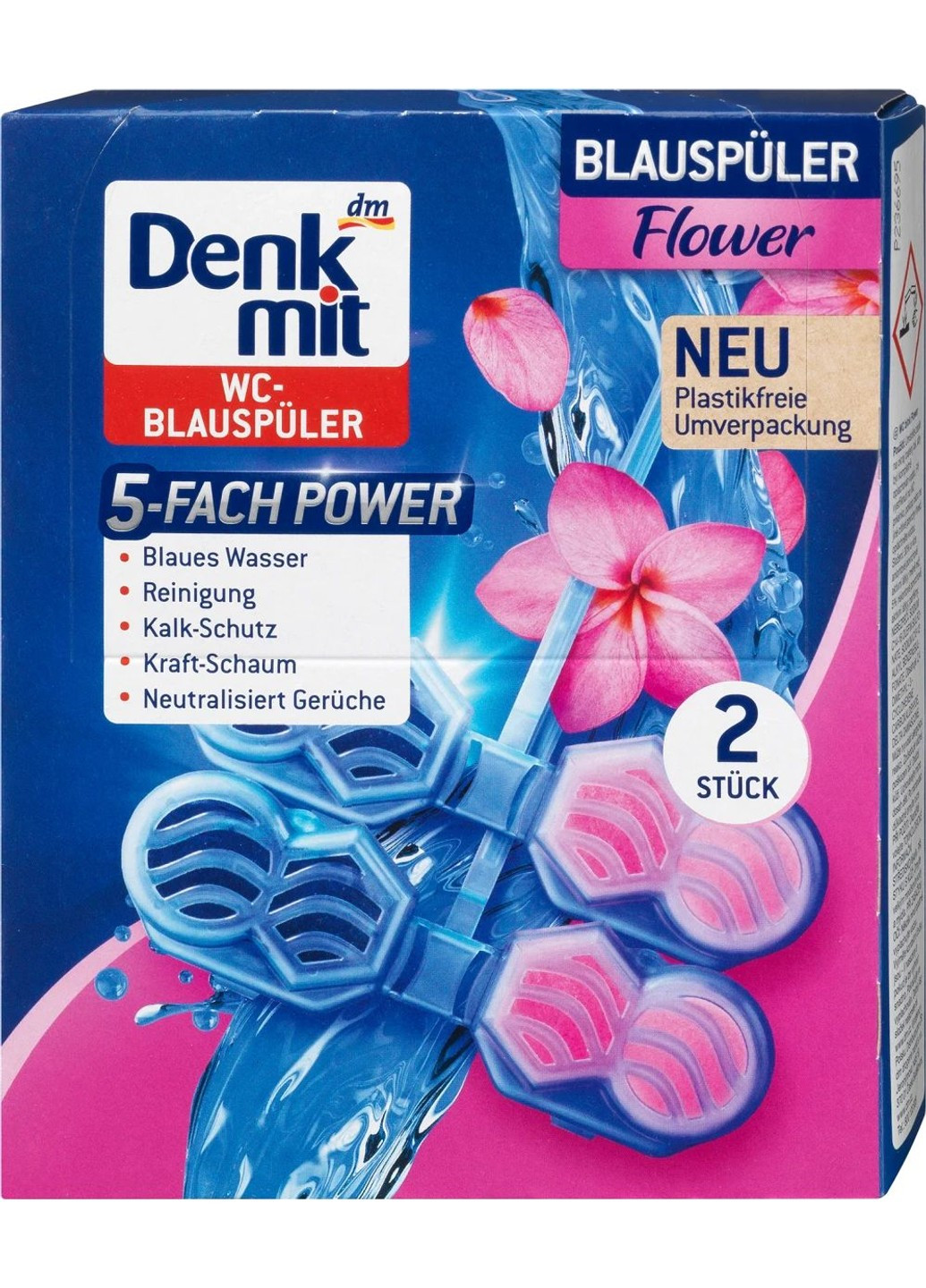 Подвесной блок для унитаза Цветы, 2 шт. Denkmit (276970864)