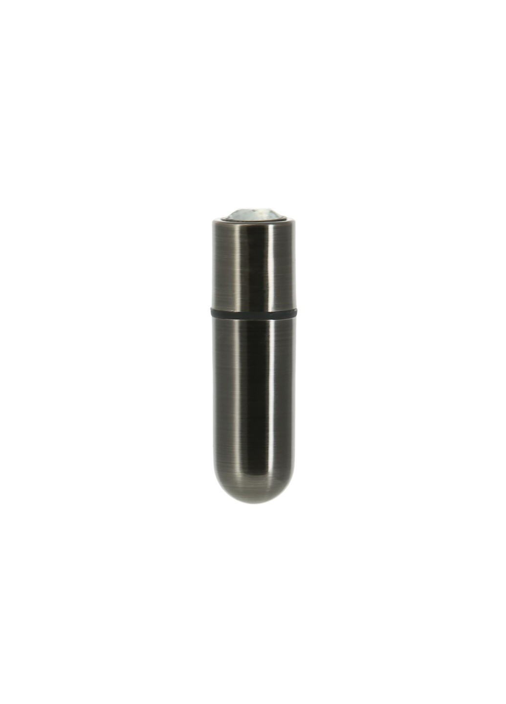 Вибропуля First-Class Bullet 2.5″ with Key Chain Pouch, Gun Metal, 9 режимов вибрации PowerBullet (276389889)