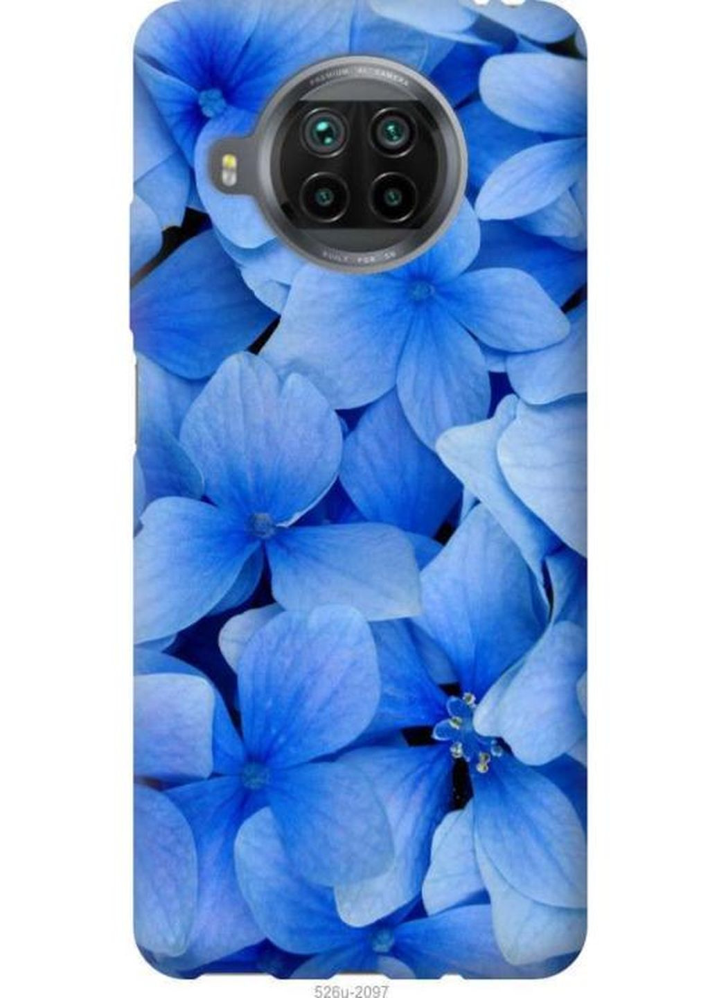 Чохол на Xiaomi Mi 10T Lite Сині квіти MMC (260218995)