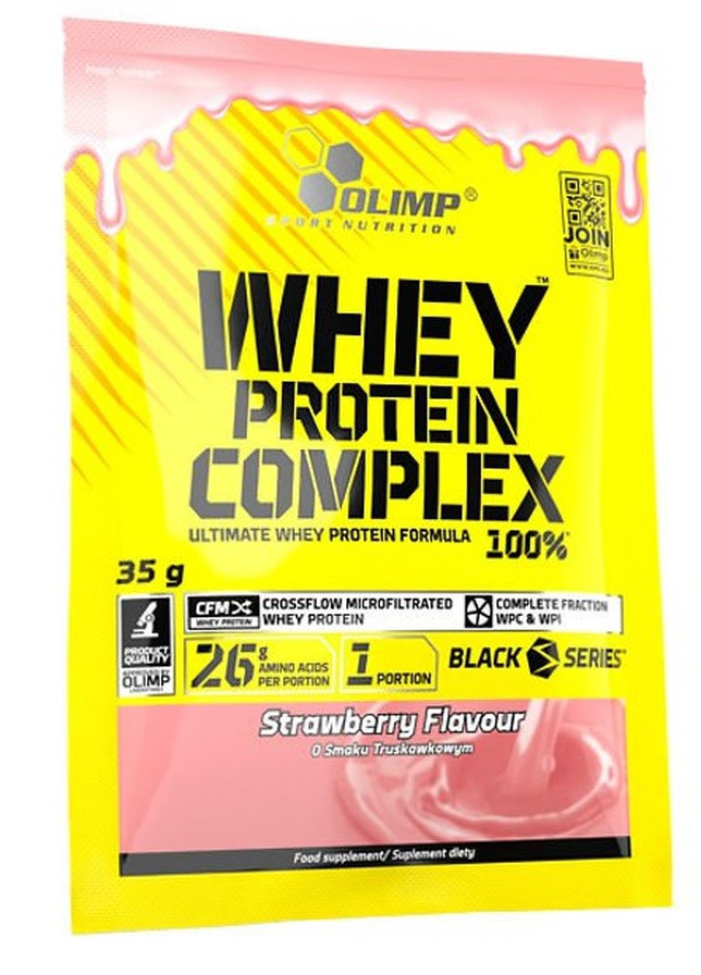 Olimp Nutrition Whey Protein Complex 100 % 35 g Strawberry Olimp Sport Nutrition (256720722)