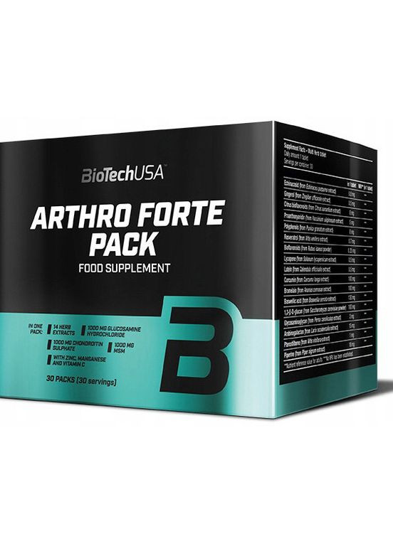 Хондропротектор Arthro Forte Pack 30 packs Biotech (260596977)