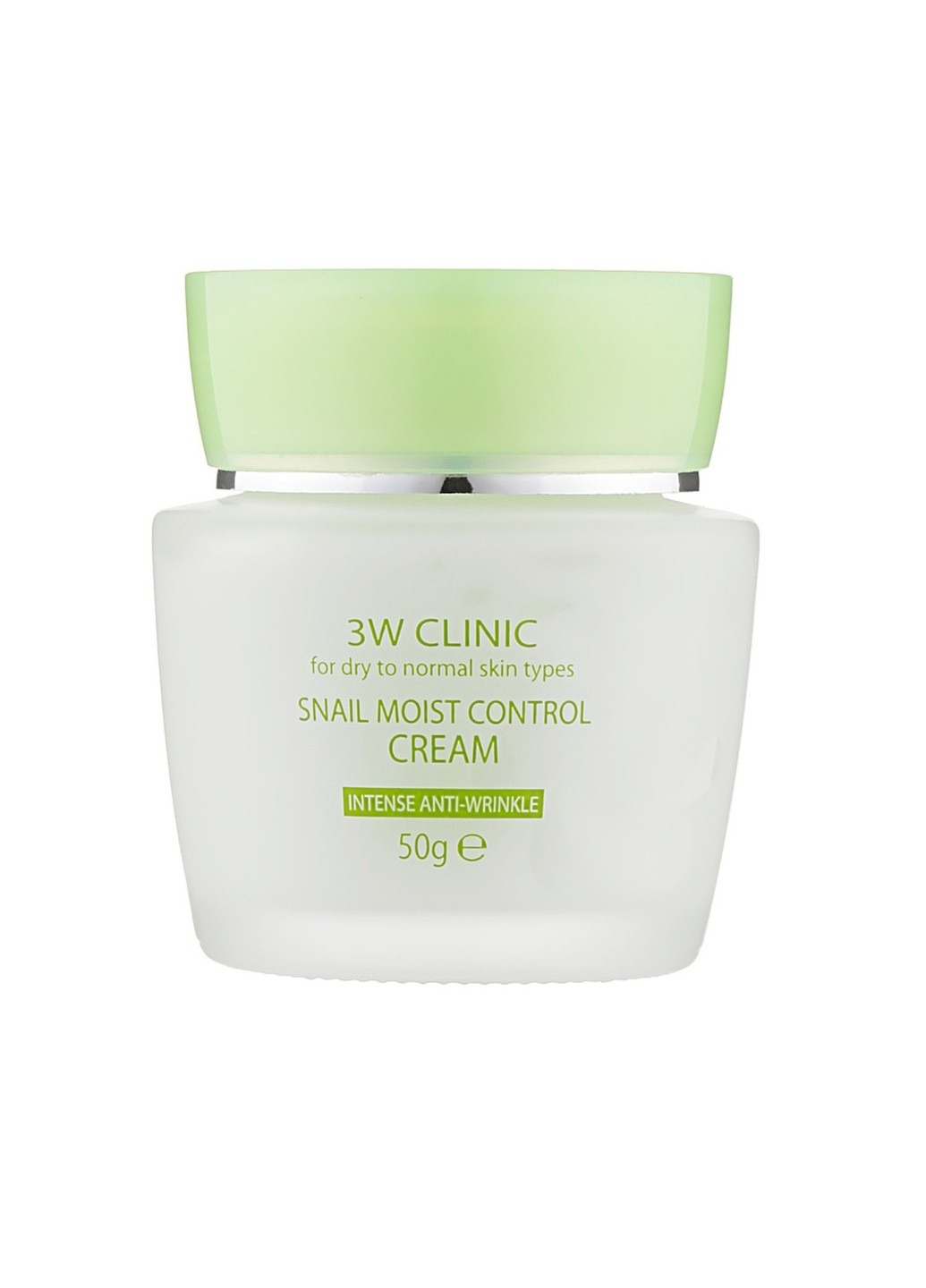 3W Clinic Зволожуючий крем для обличчя з равликовим муцином Snail Moist Control Cream 50 г — Крем, Південна Корея (276844106)