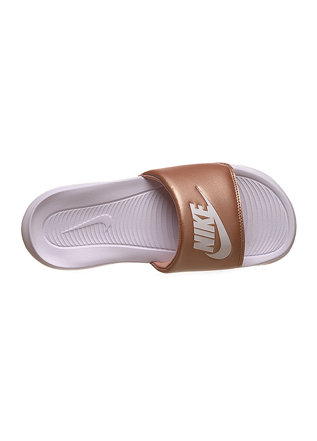 Коричневые тапочки victori one slide Nike