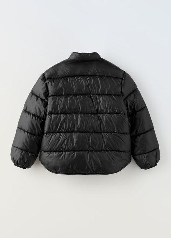 Черная демисезонная куртка для девочки 9303 152 см черный 70309 Zara