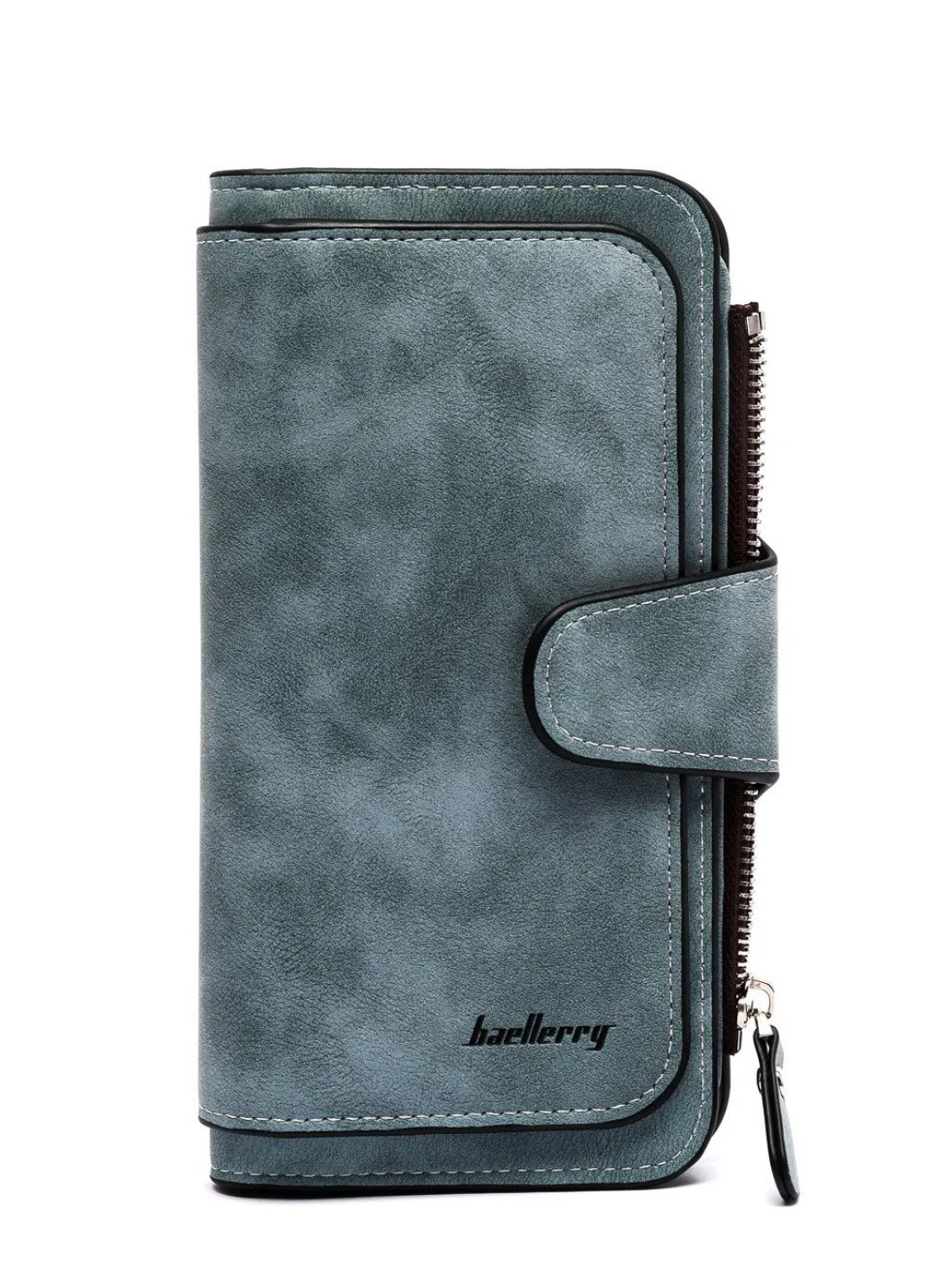 Женский кошелек портмоне клатч Forever N2345 Темно-серый (НФ-00006902) Baellerry (270016084)