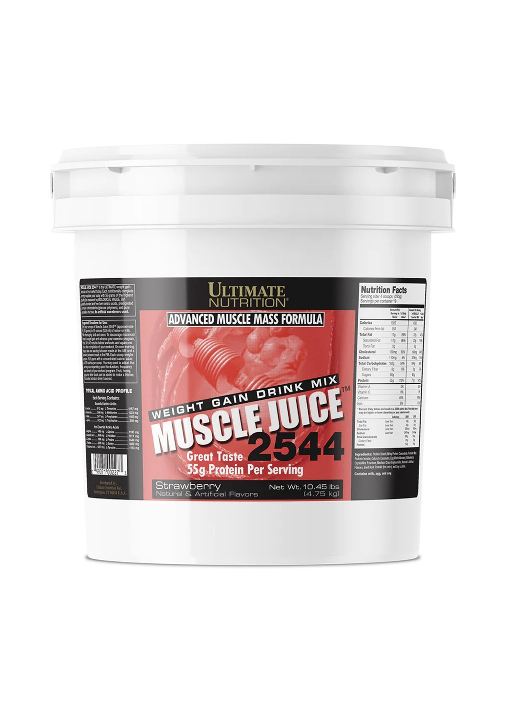 Висококалорійний Гейнер Muscle Juice 2544 - 6000г Ultimate Nutrition (270846116)