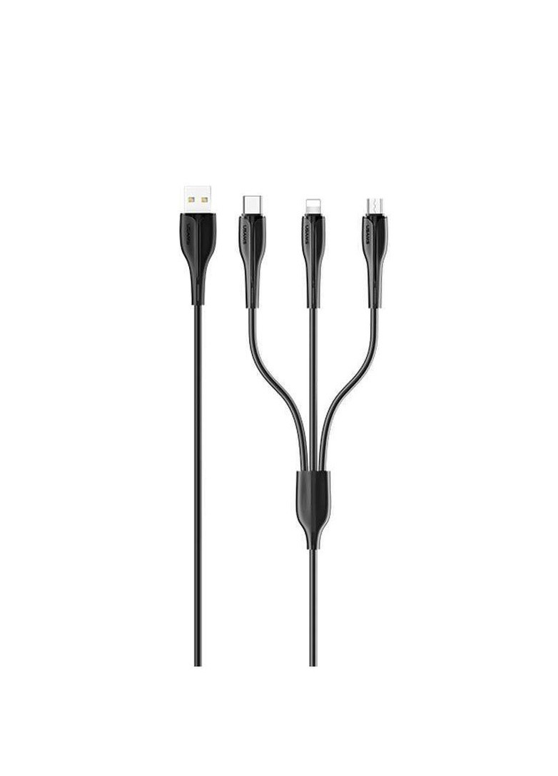 Дата кабель US-SJ374 U38 3IN1 Charging Cable 1m USAMS (259181110)