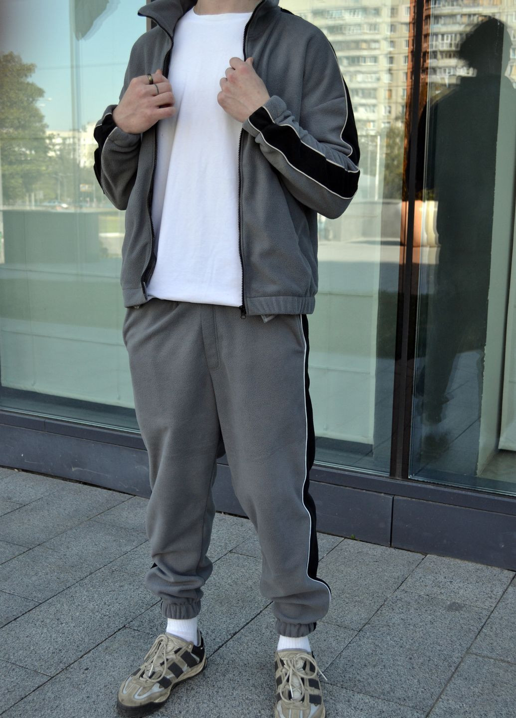 Мужской костюм со вставками No Brand (268995136)