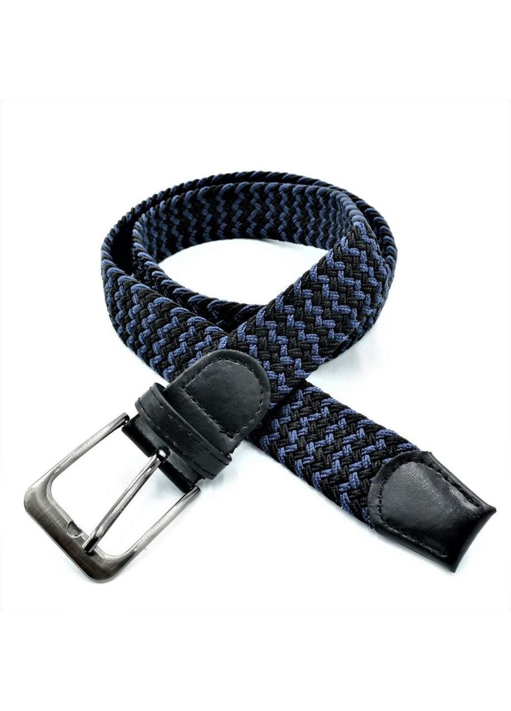 Ремінь гумка Weatro Чорно-синій 35rez-kit-new-015 Le-Mon (272596706)