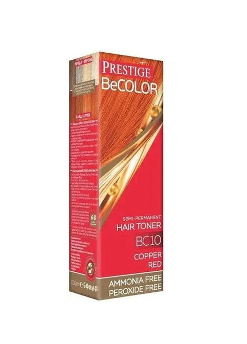 Відтінковий бальзам для волосся BeColor ВС 10 Мідно-червоний Vip's Prestige (262521745)