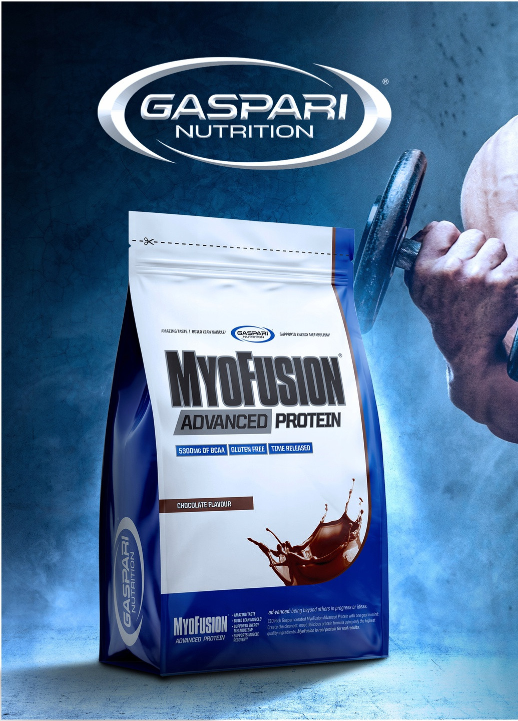 Протеин MyoFusion Elite advanced 500 g (Banana) Gaspari Nutrition (256946288)