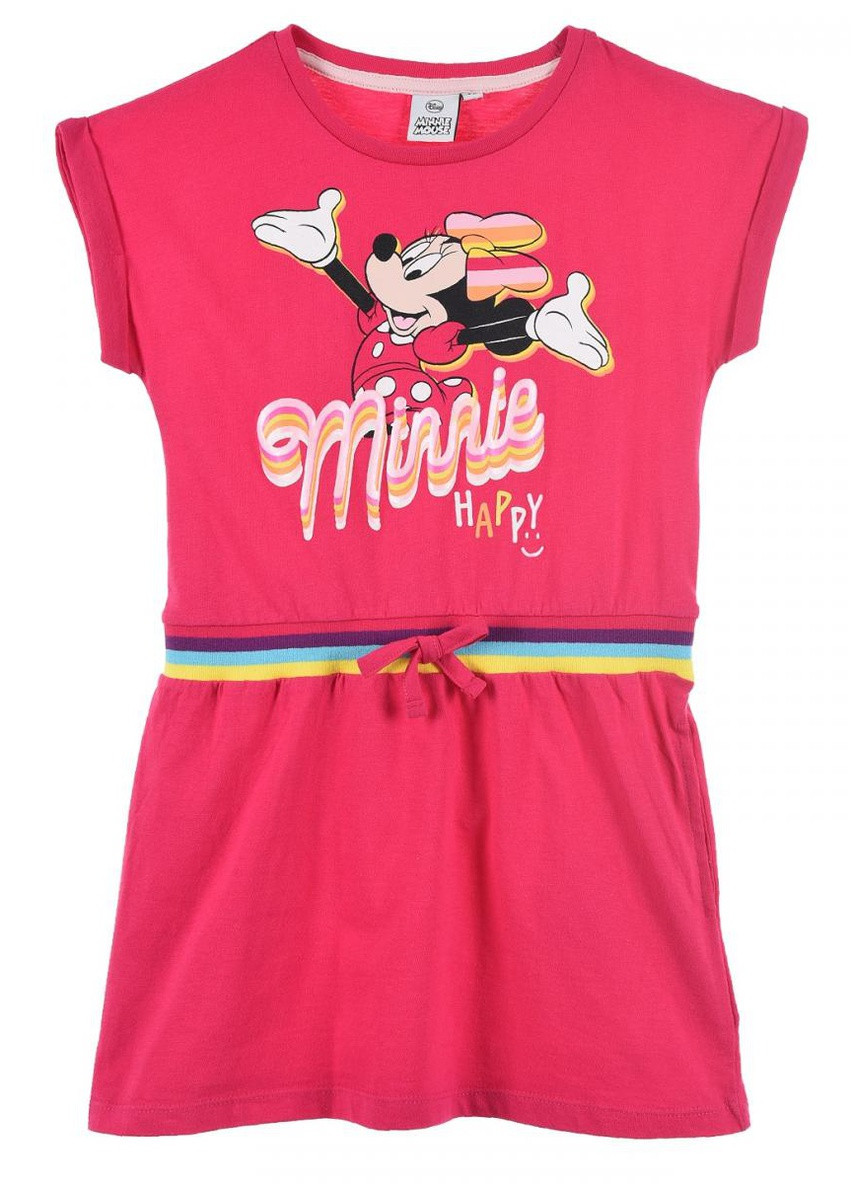 Малиновое платье minnie mouse (минни маус) ue10302 Disney (257399122)