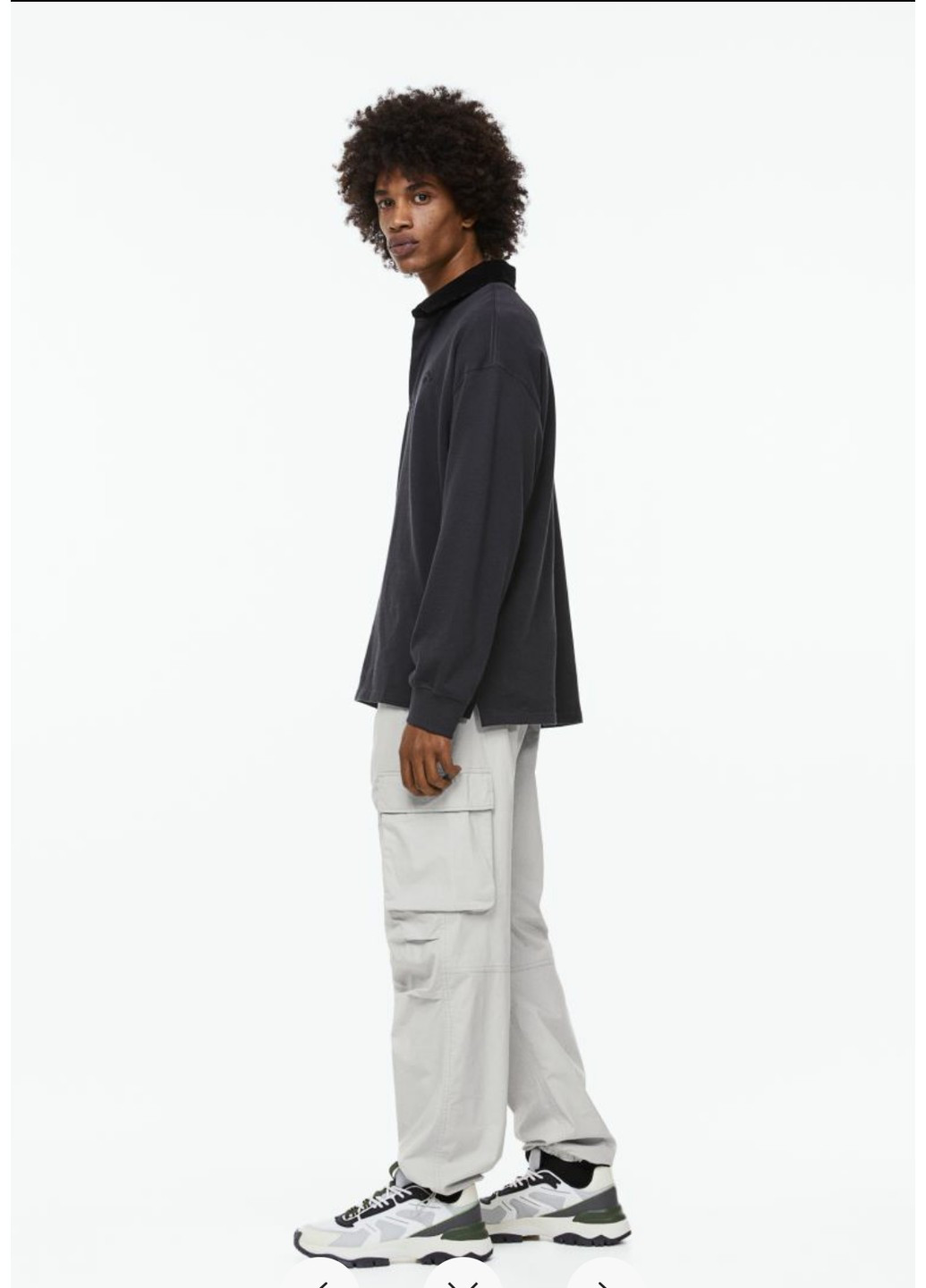 Серые повседневный демисезонные брюки H&M