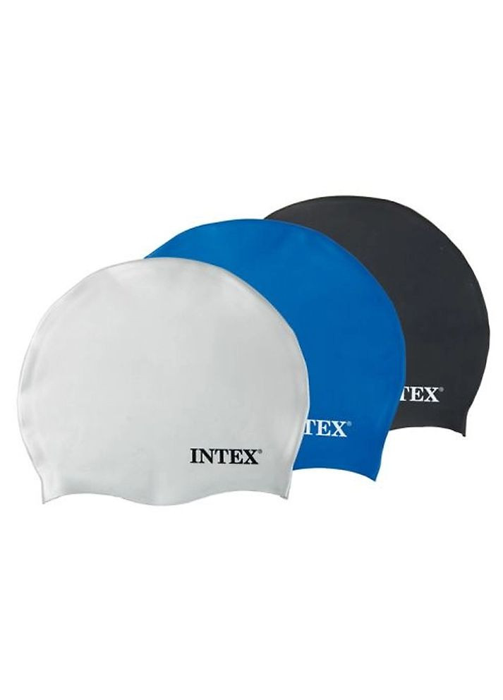 Шапочка для плавання колір різнокольоровий 00-00050270 Intex (261550561)